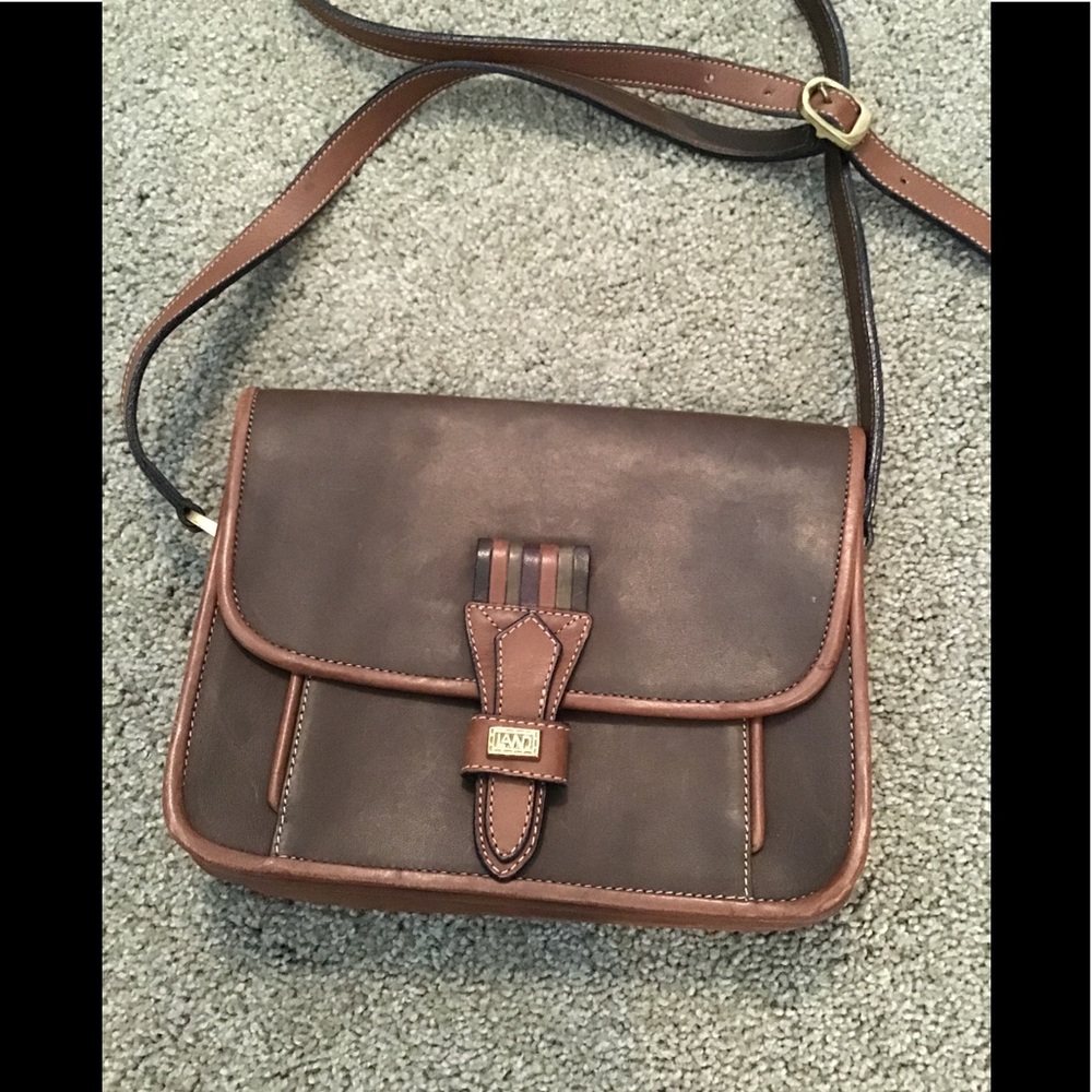 LAND Leather Crossbody Bag